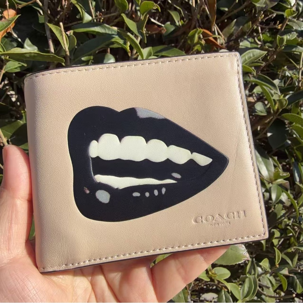 NWT Coach X Tom Wesselmann Double Billfold Wallet CA321